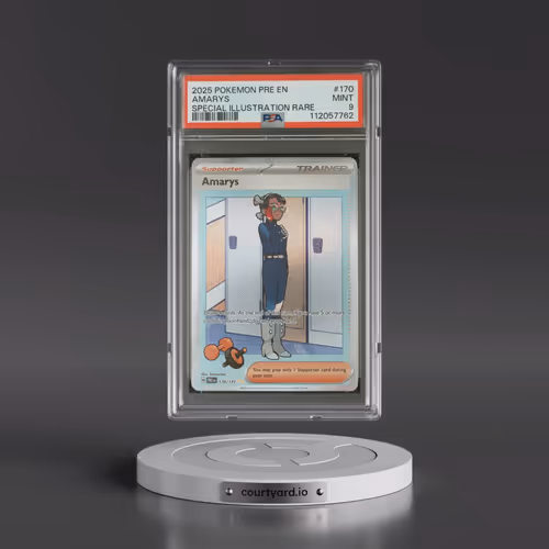 2025 Pokémon Pre EN-Prismatic Evolutions #170 Amarys - Special Illustration Rare (PSA 9 MINT)