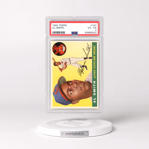 1955 Topps #197 Al Smith (PSA 4 VG-EX)