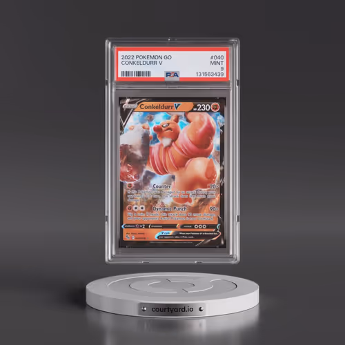 2022 Pokémon Go #040 Conkeldurr V - Holo (PSA 9 MINT)
