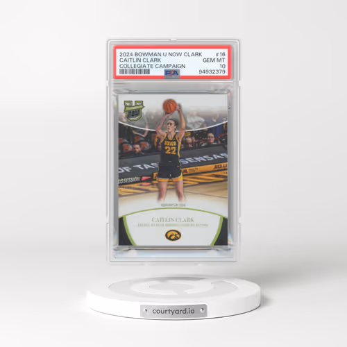 2024 Bowman U Now Caitlin Clark Collegiate Campaign #16 Caitlin Clark (PSA 10 GEM MINT)