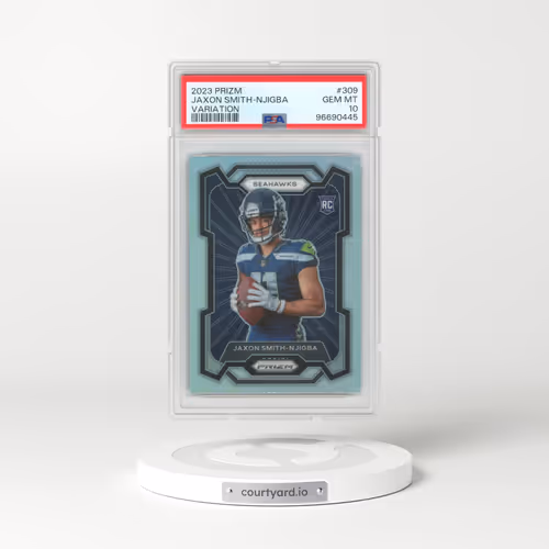 2023 Panini Prizm #309 Jaxon Smith-Njigba - Variation (PSA 10 GEM MINT)