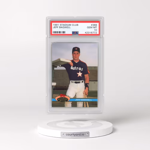 1991 Stadium Club #388 Jeff Bagwell (PSA 10 GEM MINT)