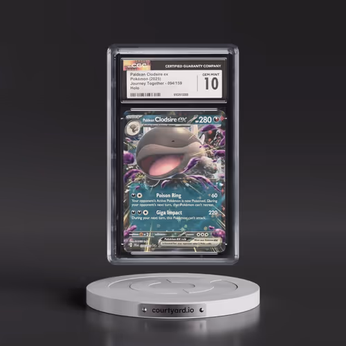 2025 Journey Together - JTG EN #094/159 Paldean Clodsire ex - Holo (CGC 10 GEM MINT)