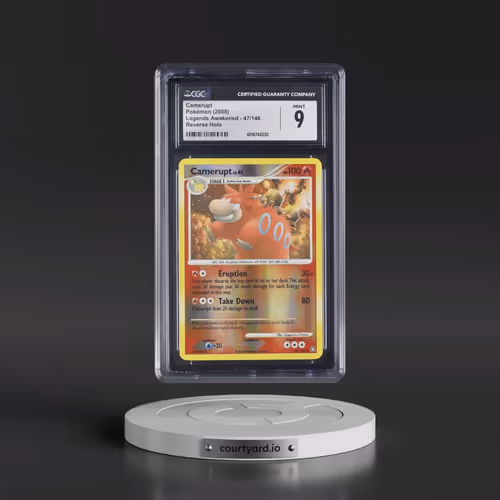 2008 Legends Awakened #47/146 Camerupt - Reverse Holo (CGC 9 MINT)