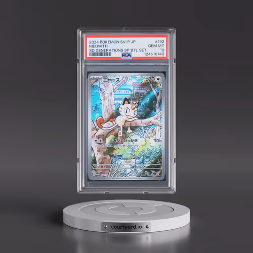 2024 Pokémon SV-P Promo #192 Meowth - Start Deck Generations Special Battle Set (PSA 10 GEM MINT)