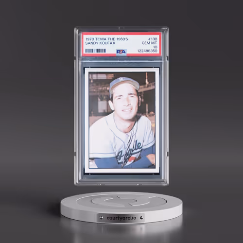 1978 TCMA the 1960's #130 Sandy Koufax (PSA 10 GEM MINT)