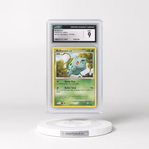 2007 Secret Wonders #77/132 Bulbasaur (CGC 9 MINT)