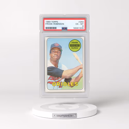1969 Topps #250 Frank Robinson (PSA 6 EX-MT)