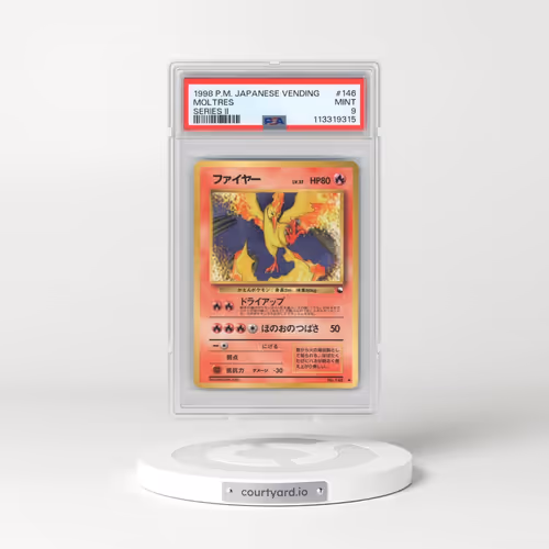 1998 Pokémon Vending #146 Moltres - Series II (PSA 9 MINT)