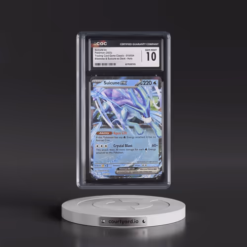 2023 Pokémon Clb-Trading Card Game Classic Blastoise & Suicune EX Deck #010 Suicune EX - Holo (CGC 1