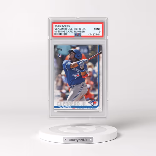 2019 Topps Vladimir Guerrero Jr. - Missing Card Number (PSA 9 MINT)