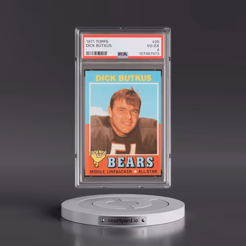 1971 Topps #25 Dick Butkus (PSA 4 VG-EX)