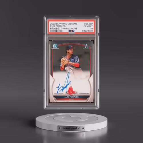 2023 Bowman Chrome Prospect Autographs #CPALP Luis Perales (PSA 10 GEM MINT)