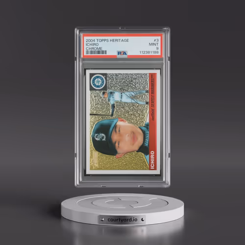 2004 Topps Heritage Chrome #3 Ichiro (PSA 9 MINT)