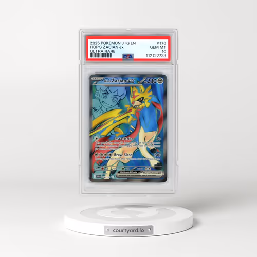 2025 Pokémon Jtg EN-Journey Together #176 Hop's Zacian EX - Holo Ultra Rare (PSA 10 GEM MINT)