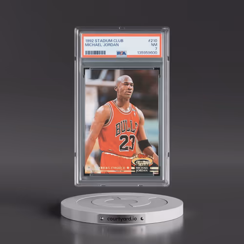 1992 Stadium Club #210 Michael Jordan (PSA 7 NM)
