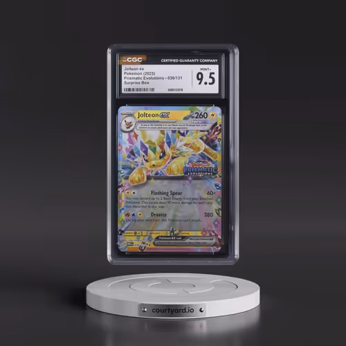2025 Pokémon Pre EN-Prismatic Evolutions #030 Jolteon EX - Holo Surprise Box Exclusive (CGC 9.5 MINT