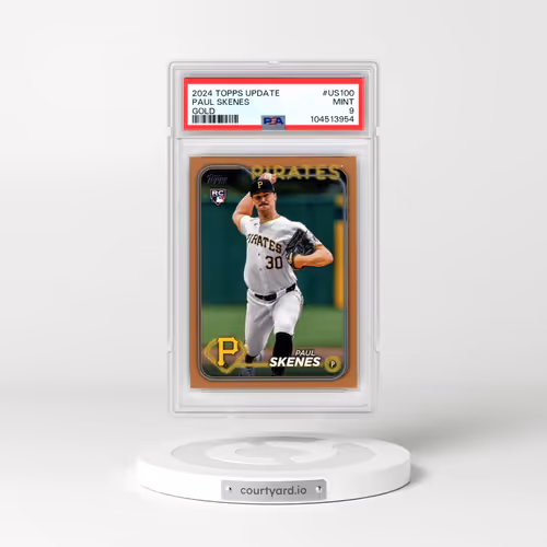 2024 Topps Update #US100 Paul Skenes - Gold (PSA 9 MINT)