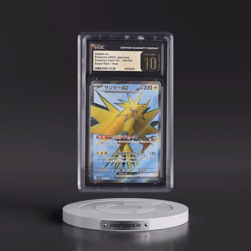 2023 Pokémon Card 151 #194/165 Zapdos ex - Super Rare Holo (CGC 10 PRISTINE)