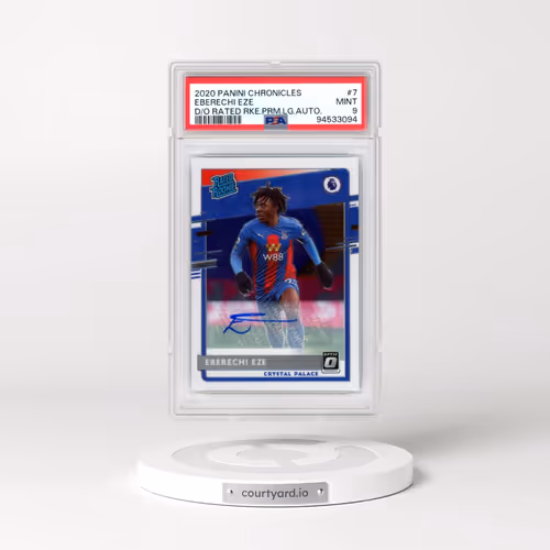 2020 Panini Chronicles Donruss Optic Rated Rookies Premier League Autographs #7 Eberechi Eze (PSA 9 MINT)