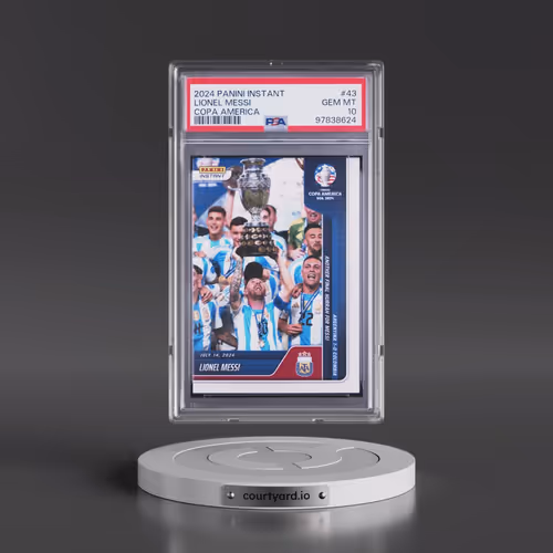 2024 Panini Instant Conmebol Copa America 2024 #43 Lionel Messi (PSA 10 GEM MINT)