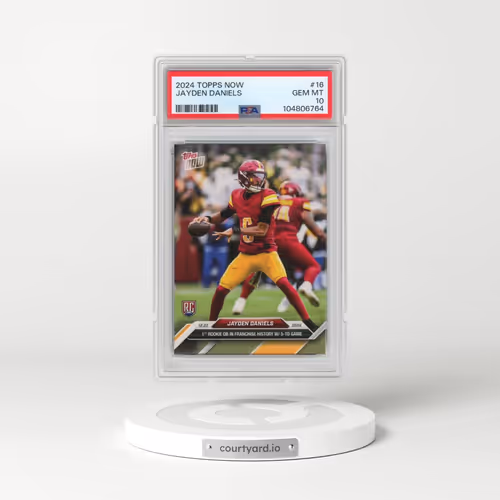 2024 Topps Now #16 Jayden Daniels (PSA 10 GEM MINT)