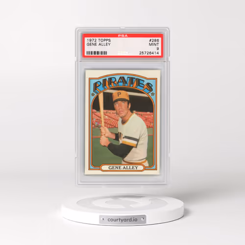 1972 Topps #286 Gene Alley (PSA 9 MINT)