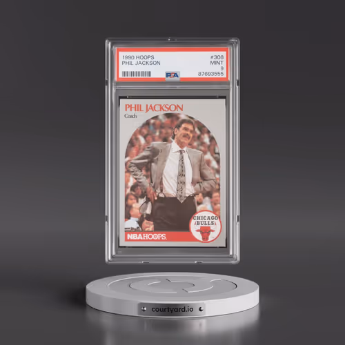 1990 Hoops #308 Phil Jackson (PSA 9 MINT)