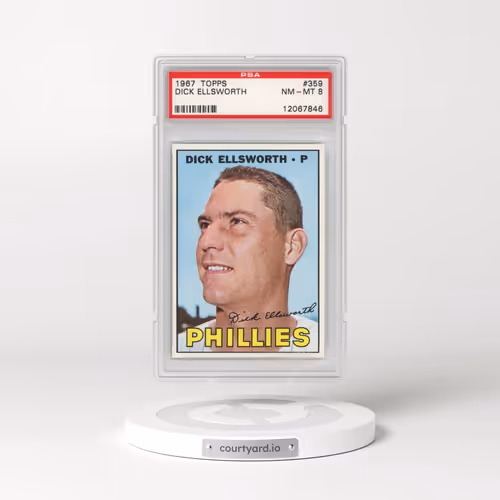 1967 Topps #359 Dick Ellsworth (PSA 8 NM-MT)