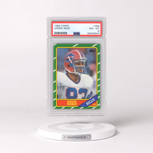 1986 Topps #388 Andre Reed (PSA 8 NM-MT)