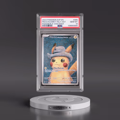 2023 Pokémon Svp EN-SV Black Star Promo #085 Pikachu With Grey Felt Hat - Pokemon X Van Gogh (PSA 10
