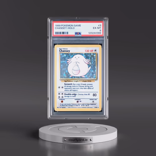 1999 Pokémon Game #3 Chansey - Holo (PSA 6 EX-MT)