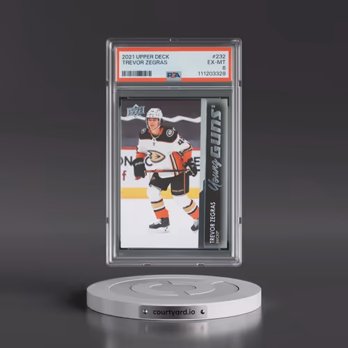 2021-2022 Upper Deck #232 Trevor Zegras (PSA 6 EX-MT)