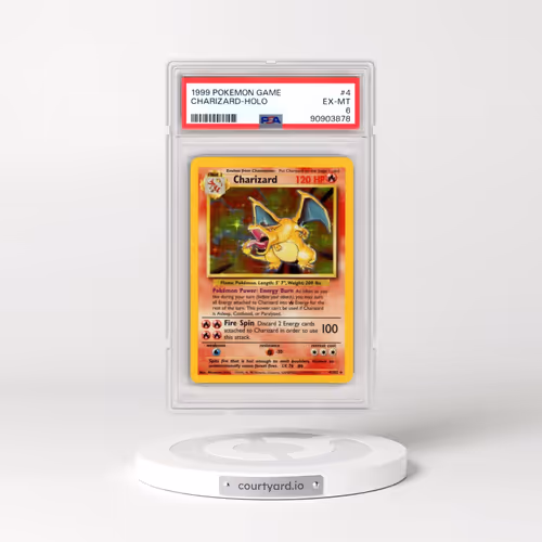 1999 Pokémon Game #4 Charizard - Holo (PSA 6 EX-MT)