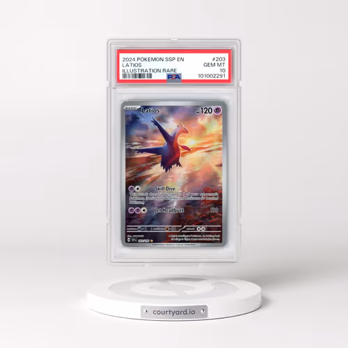 2024 Pokémon Ssp EN-Surging Sparks #203 Latios - Illustration Rare (PSA 10 GEM MINT)