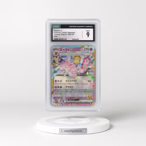 2024 Pokémon Sv8a-Terastal Fest EX #063 Espeon EX - Holo (CGC 9 MINT)