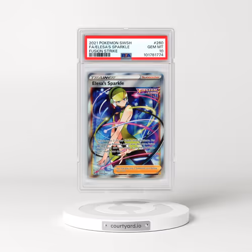 2021 Pokémon Sword & Shield Fusion Strike #260 Elesa's Sparkle - Full Art (PSA 10 GEM MINT)