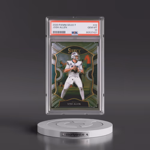 2020 Panini Select #22 Josh Allen (PSA 10 GEM MINT)