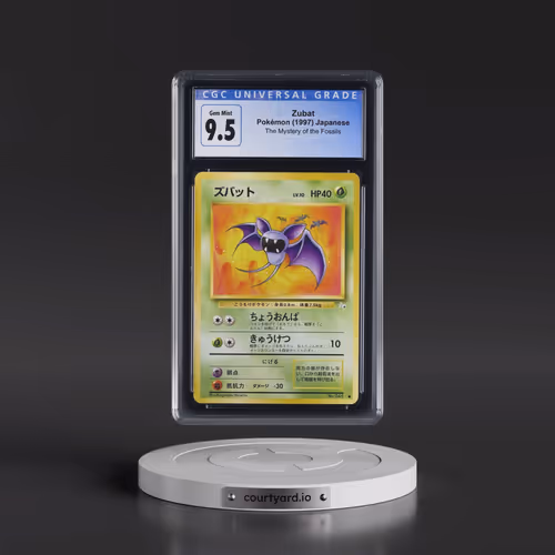 1997 The Mystery of the Fossils Zubat (CGC 10 GEM MINT)