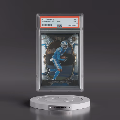 2022 Panini Select #57 Jameson Williams (PSA 9 MINT)