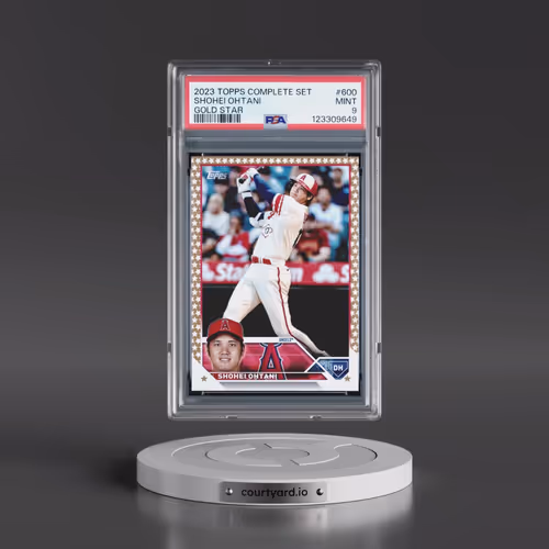 2023 Topps Complete Set #600 Shohei Ohtani - Gold Star (PSA 9 MINT)