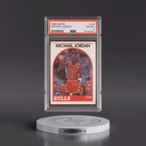 1989 Hoops #200 Michael Jordan (PSA 8 NM-MT)