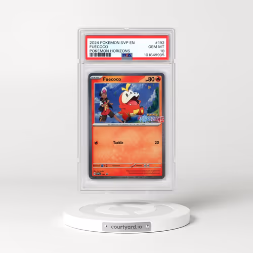 2024 Pokémon Svp EN-SV Black Star Promo #192 Fuecoco - Pokemon Horizons (PSA 10 GEM MINT)