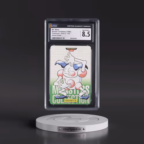 1996 (Monsters Collection) Part 2 #122 Mr. Mime - Green Card (CGC 8.5 NM-MT+)