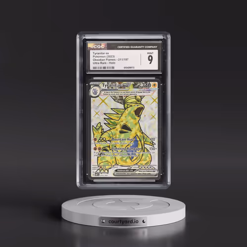 2023 Obsidian Flames - OBF EN #211/197 Tyranitar ex - Ultra Rare Holo (CGC 9 MINT)