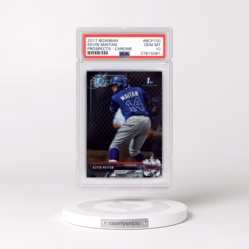2017 Bowman Prospects #BCP100 Kevin Maitan - Chrome (PSA 10 GEM MINT)
