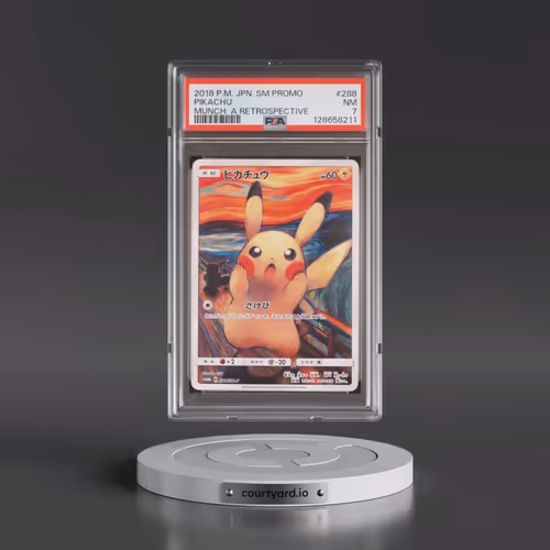 2018 Pokémon SM Promo #288 Pikachu - Munch: A Retrospective (PSA 7 NM)