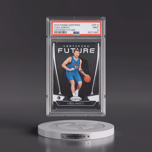 2018 Panini Certified Certified Future #CF-3 Luka Doncic (PSA 9 MINT)