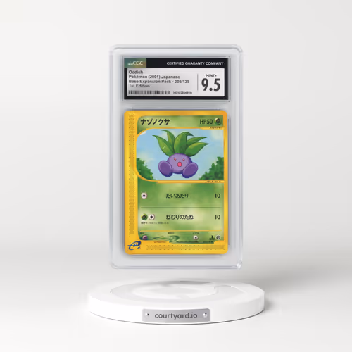 2001 Base Expansion Pack #005/128 Oddish - 1st Edition (CGC 9.5 MINT+)