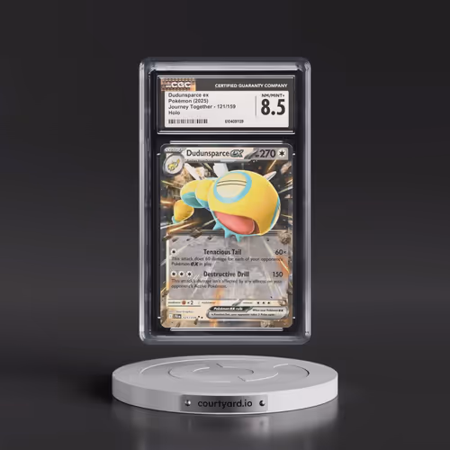 2025 Journey Together - JTG EN #121/159 Dudunsparce ex - Holo (CGC 8.5 NM-MT+)